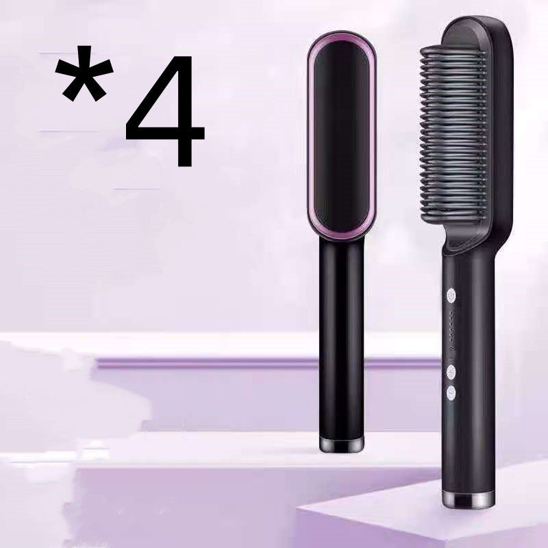 Hair Straightener Hot Comb Negative Ion Curling Tong Dual-purpose Electric Hair Brush